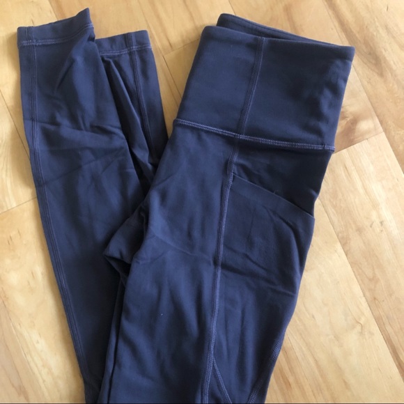 Athleta Salutation Stash Pocket Powervita Full Length - Slate - Picture 6 of 6